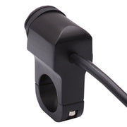 Motorcycle Headlight Auxiliary Light Water-resistant Aluminum Alloy Single Flash Switches with Indicator Light