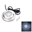 DC 10-30V 12W IP68 316 Stainless 6 LEDs White Light Underwater Light Boat High Power Bright for Marine / Yacht - Marine Accessories & Parts by PMC TechLife | Online Shopping South Africa | PMC TechLife