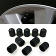 200 PCS Black Tire valve Dust Rubber Cap For Bicycle And Car, Diameter: 10mm(Black) - Tire Valve Caps by PMC TechLife | Online Shopping South Africa | PMC TechLife | Buy Now Pay Later Mobicred