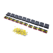 10 Sets 6 Pins Way Sealed Water-resistant Electrical Wire Connector Plug Terminal Car Auto Set