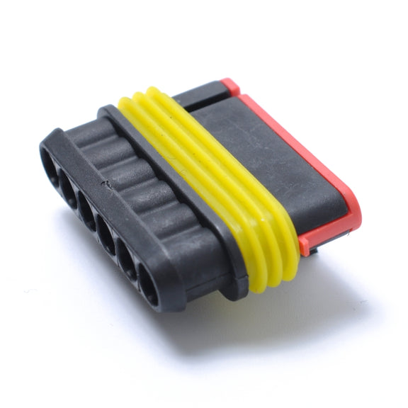 10 Sets 6 Pins Way Sealed Water-resistant Electrical Wire Connector Plug Terminal Car Auto Set