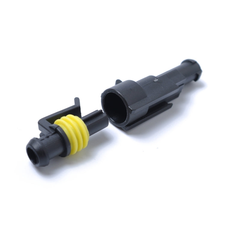 10 Sets 1 Pin Way Sealed Water-resistant Electrical Wire Connector Plug Terminal Car Auto Set