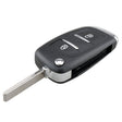 For PEUGEOT Car Keys Replacement 2 Buttons Car Key Case with Grooved and Holder - Car Key Cases by PMC TechLife | Online Shopping South Africa | PMC TechLife | Buy Now Pay Later Mobicred
