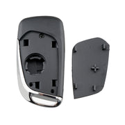For PEUGEOT Car Keys Replacement 2 Buttons Car Key Case with Grooved and Holder