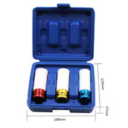 3 PCS Colorful Car Bicycle Motorcycle Tyre Protection Sleeve