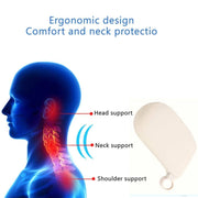 Car Seat Headrest Car Neck Pillow Sleep Side Headrest for Children and Adults (Black)