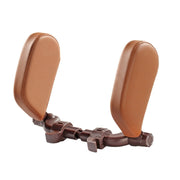 Car Seat Headrest Car Neck Pillow Sleep Side Headrest for Children and Adults (Brown)