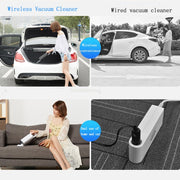 Car Portable Wireless 120W Handheld Powerful Vacuum Cleaner (Black)