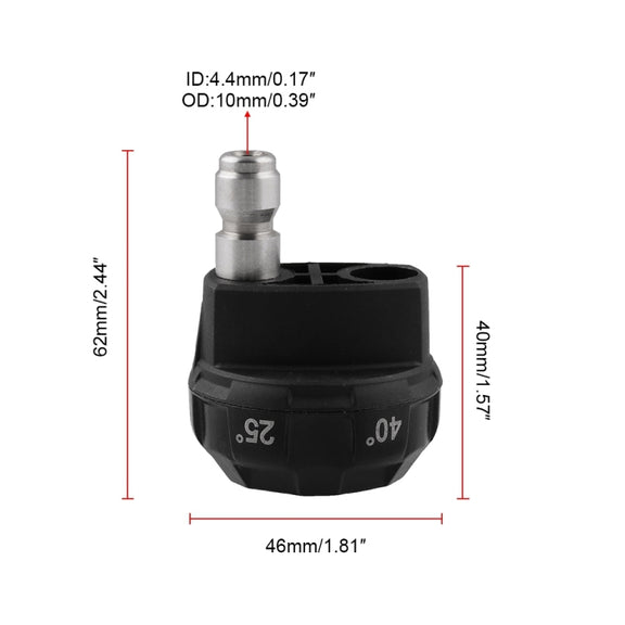 Multifunctional 6-in-1 Multi-hole Nozzle High-pressure Cleaner Car Washing Nozzle