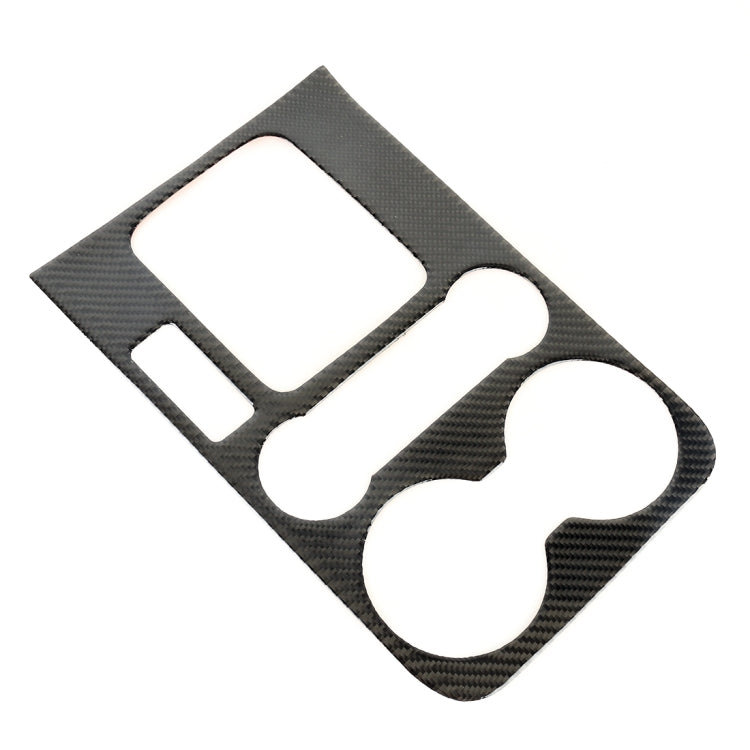 Car Carbon Fiber Gearshift Panel Frame Decorative Sticker for Volkswagen Touareg 2011-2018