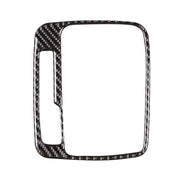 Car Carbon Fiber Gear Position Panel Decorative Sticker for Volkswagen Touareg 2011-2018