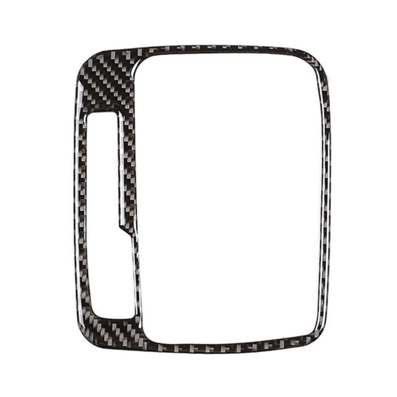 Car Carbon Fiber Gear Position Panel Decorative Sticker for Volkswagen Touareg 2011-2018