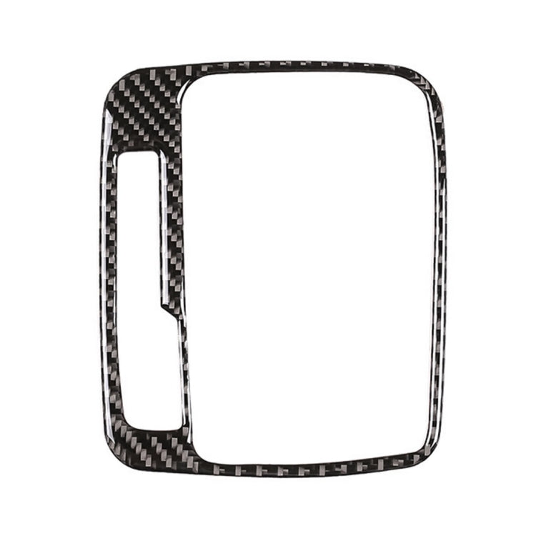 Car Carbon Fiber Gear Position Panel Decorative Sticker for Volkswagen Touareg 2011-2018