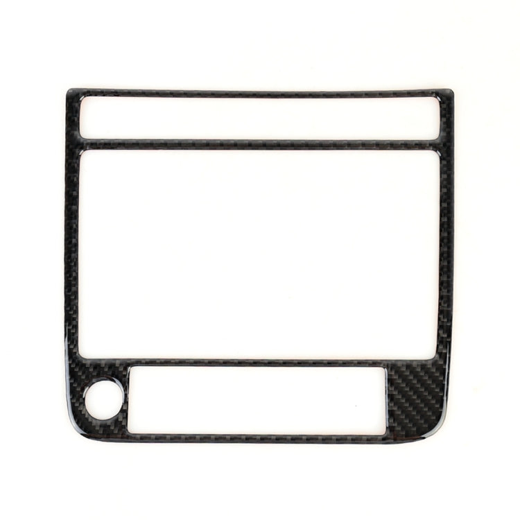 Car Carbon Fiber Navigation Panel Decorative Sticker for Volkswagen Touareg 2011-2018
