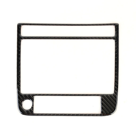 Car Carbon Fiber Navigation Panel Decorative Sticker for Volkswagen Touareg 2011-2018