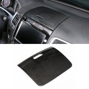 Car Carbon Fiber Instrument Panel Storage Panel Frame Decorative Sticker for Volkswagen Touareg 2011-2018