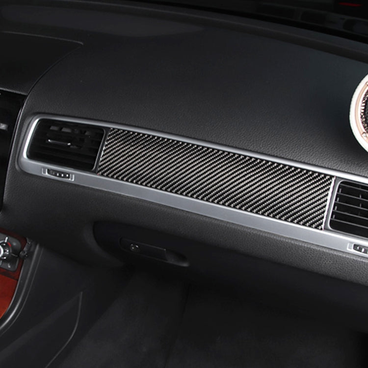 Car Carbon Fiber Dashboard Panel Decorative Sticker for Volkswagen Touareg 2011-2018