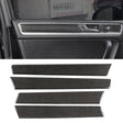4 PCS Car Carbon Fiber Door Panel Decorative Sticker for Volkswagen Touareg 2011-2018 - Car Interior Mouldings by PMC TechLife | Online Shopping South Africa | PMC TechLife | Buy Now Pay Later Mobicred