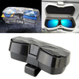 Car Multi-functional Glasses Case Sunglasses Storage Holder with Card Slot, Diamond Style (Black) - Sunglasses & Glasses Clips by PMC TechLife | Online Shopping South Africa | PMC TechLife | Buy Now Pay Later Mobicred