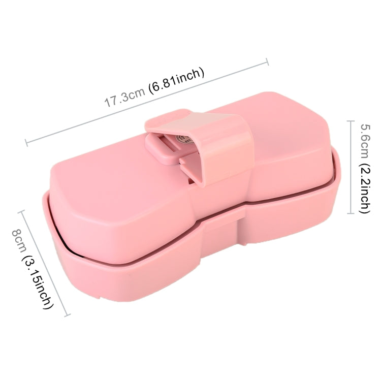 Car Multi-functional Glasses Case Sunglasses Storage Holder with Card Slot, Diamond Style (Pink)