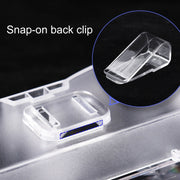 Car Multi-functional Glasses Case Sunglasses Storage Holder with Card Slot, Diamond Style (Beige)
