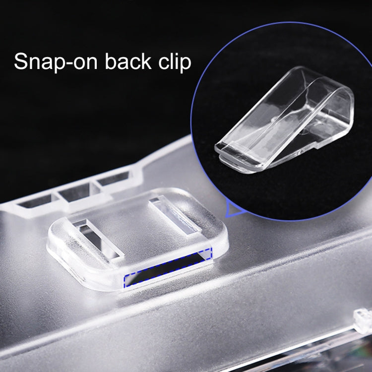 Car Multi-functional Glasses Case Sunglasses Storage Holder with Card Slot, Diamond Style (Beige)