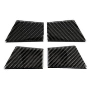 4 PCS Car Carbon Fiber Door Inner Handle Wrist Panel Decorative Sticker for Ford New Mondeo 2013-2019