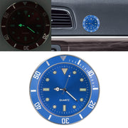 Car Paste Clock Car Luminous Watch(Blue)