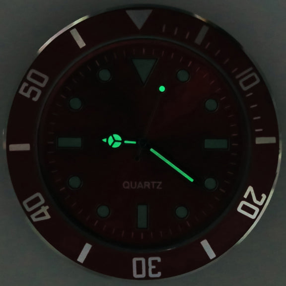 Car Paste Clock Car Luminous Watch(Blue)
