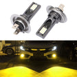 2 PCS H7 DC12V-24V / 12W / 3000K / 800LM 12LEDs SMD-3030 Car LED Fog Light (Yellow Light) - free shipping - PMC TechLife - Order now!