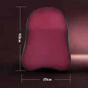 Four Seasons Breathable Memory Foam Car Neck Pillow Polyester Headrest (Purple)