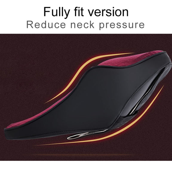 Four Seasons Breathable Memory Foam Car Neck Pillow Polyester Headrest (Purple)