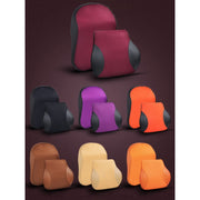 Four Seasons Breathable Memory Foam Car Neck Pillow Polyester Headrest (Purple)