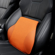 Four Seasons Breathable Memory Foam Car Lumbar Pillow Polyester Pillow (Yellow)