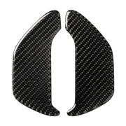 2 PCS Car Carbon Fiber Ashtray Panel Decorative Sticker for BMW 5 Series G38 528Li / 530Li / 540Li 2018