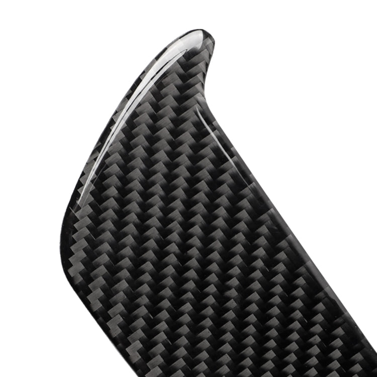 2 PCS Car Carbon Fiber Ashtray Panel Decorative Sticker for BMW 5 Series G38 528Li / 530Li / 540Li 2018