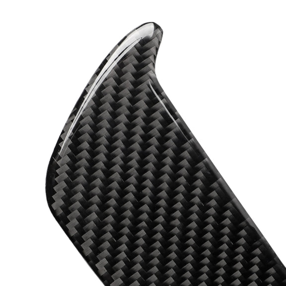 2 PCS Car Carbon Fiber Ashtray Panel Decorative Sticker for BMW 5 Series G38 528Li / 530Li / 540Li 2018