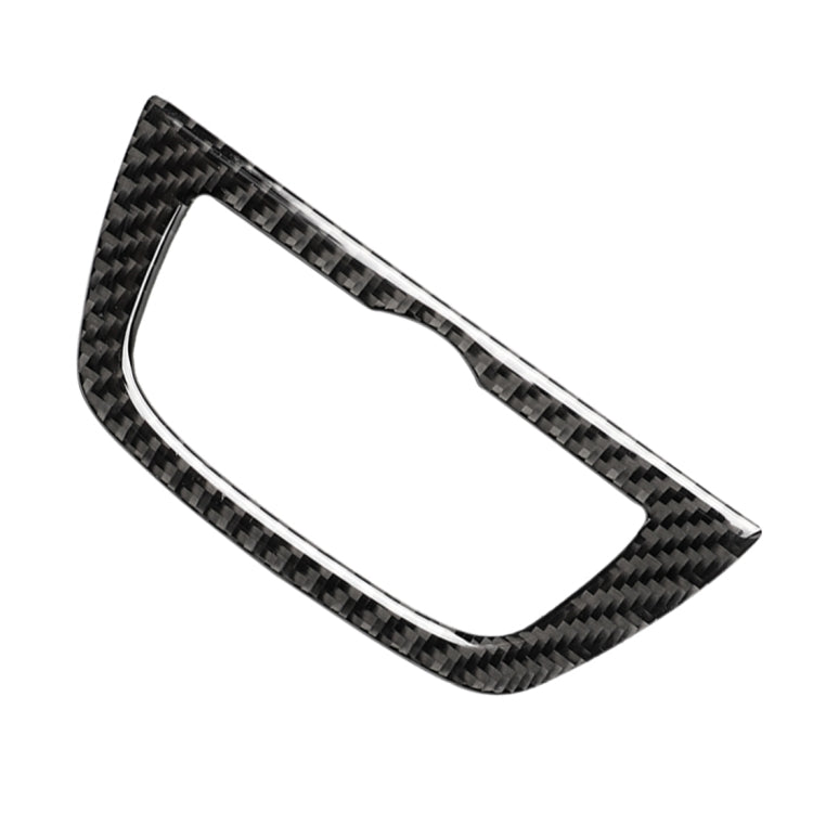 Car Carbon Fiber Headlight Switch Frame Decorative Sticker for BMW 5 Series G38 528Li / 530Li / 540Li 2018