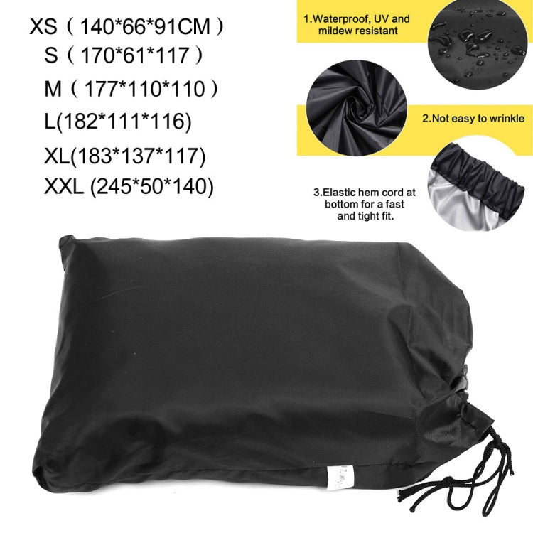 210D Oxford Cloth Water-resistant Sunscreen Scooter Tractor Car Cover, Size: S