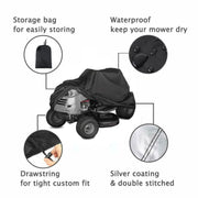 210D Oxford Cloth Water-resistant Sunscreen Scooter Tractor Car Cover, Size: M