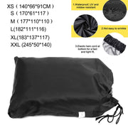 210D Oxford Cloth Water-resistant Sunscreen Scooter Tractor Car Cover, Size: M