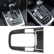 Car Carbon Fiber Gear Position Panel Decorative Sticker for Audi 2010-2018 Q5 / 2009-2016 A4L / 2009-2016 A5