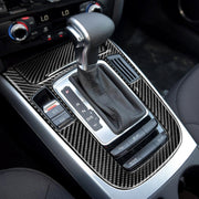 Car Carbon Fiber Gear Position Panel Decorative Sticker for Audi 2010-2018 Q5 / 2009-2016 A4L / 2009-2016 A5