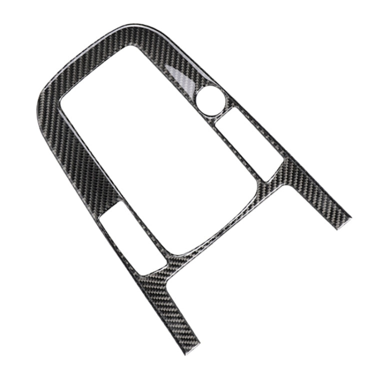 Car Carbon Fiber Gear Position Panel Decorative Sticker for Audi 2010-2018 Q5 / 2009-2016 A4L / 2009-2016 A5, Left Drive