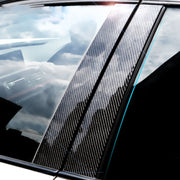Car Carbon Fiber B Column Decorative Sticker for BMW E70 2008-2013