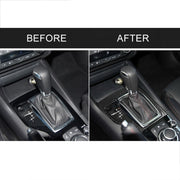 Car Carbon Fiber Left Drive Gear Frame A Decorative Sticker for Mazda Axela 2013-2016