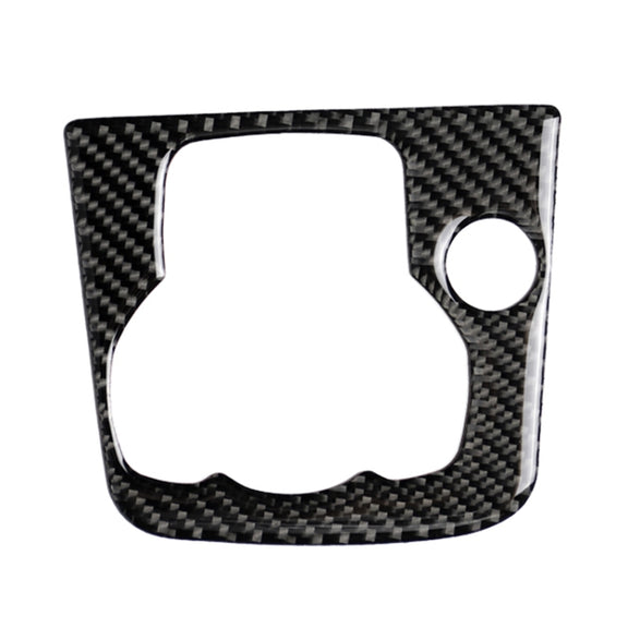 Car Carbon Fiber Left Drive Multimedia Frame A Decorative Sticker for Mazda Axela 2013-2016