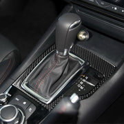 Car Carbon Fiber Right Drive Gear Frame A Decorative Sticker for Mazda Axela 2013-2016