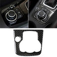Car Carbon Fiber Right Drive Multimedia Frame A Decorative Sticker for Mazda Axela 2013-2016 - Car Interior Mouldings by PMC TechLife | Online Shopping South Africa | PMC TechLife | Buy Now Pay Later Mobicred