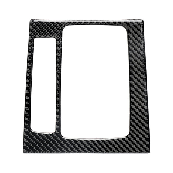 Car Carbon Fiber Left Drive Gear Frame B Decorative Sticker for Mazda Axela 2017-2018
